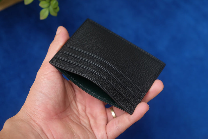 CARD HOLDER with calfskin leather