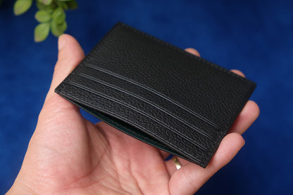 CARD HOLDER with calfskin leather